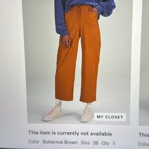 Lululemon Women's Butternut Brown Pants